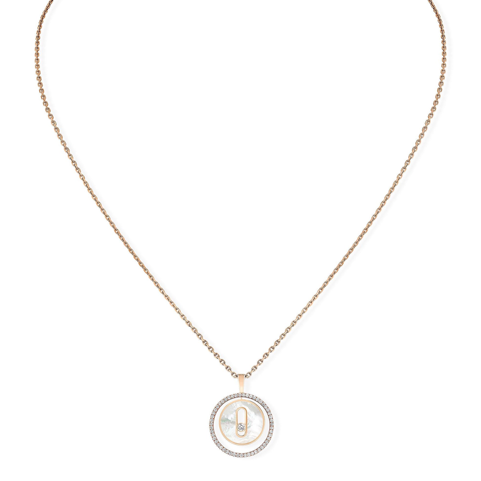 Lucky Move Kette KM Perlmutt, Roségold • Diamant • Perlmutt von Messika (11650-PG)