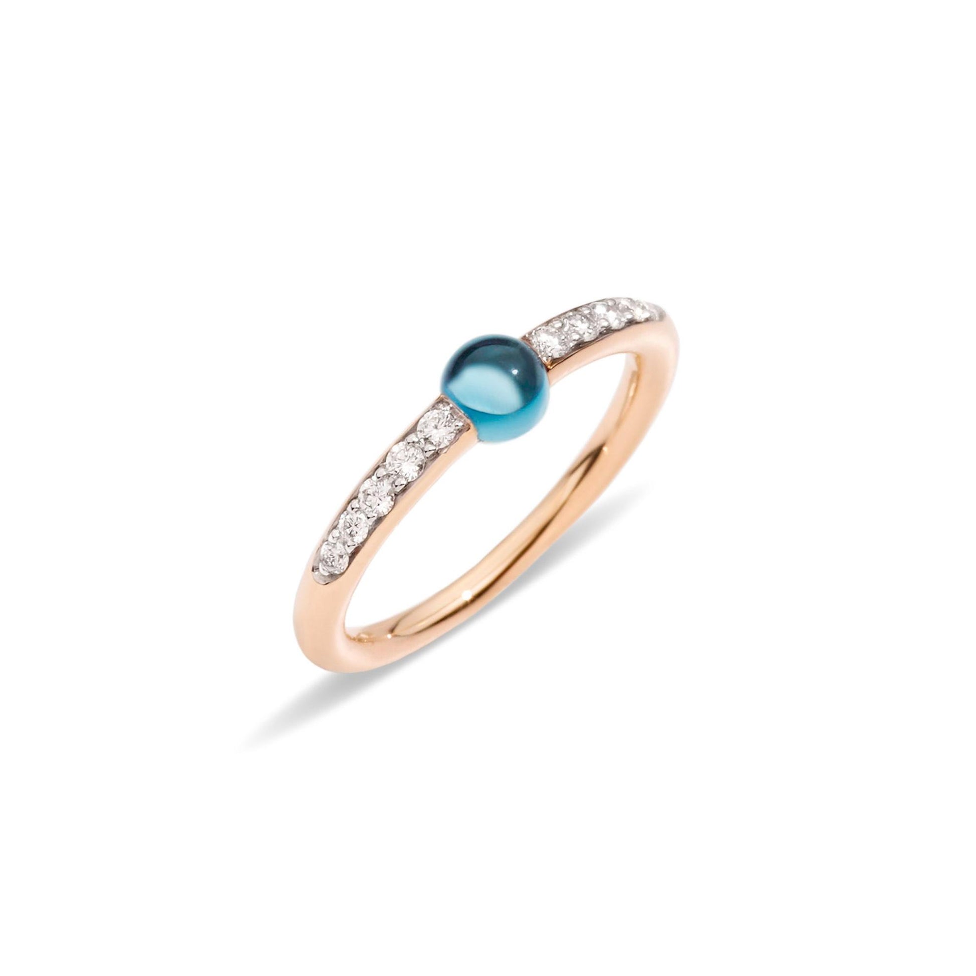 M’ama non M’ama Ring, Roségold • Diamant • Topas von Pomellato (PAB7031O7000DB0OY)