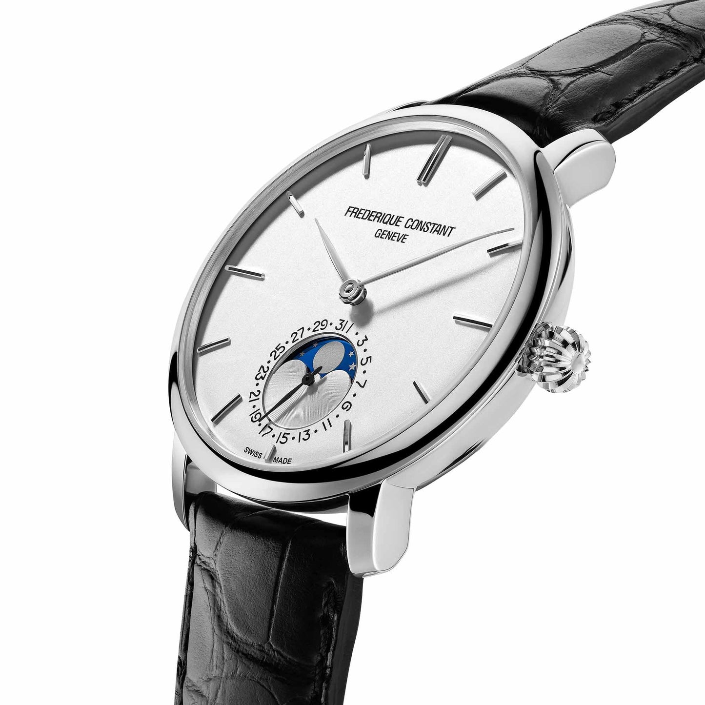 Manufacture Slimline Moonphase, Leder von Frédérique Constant (FC-705S4S6)