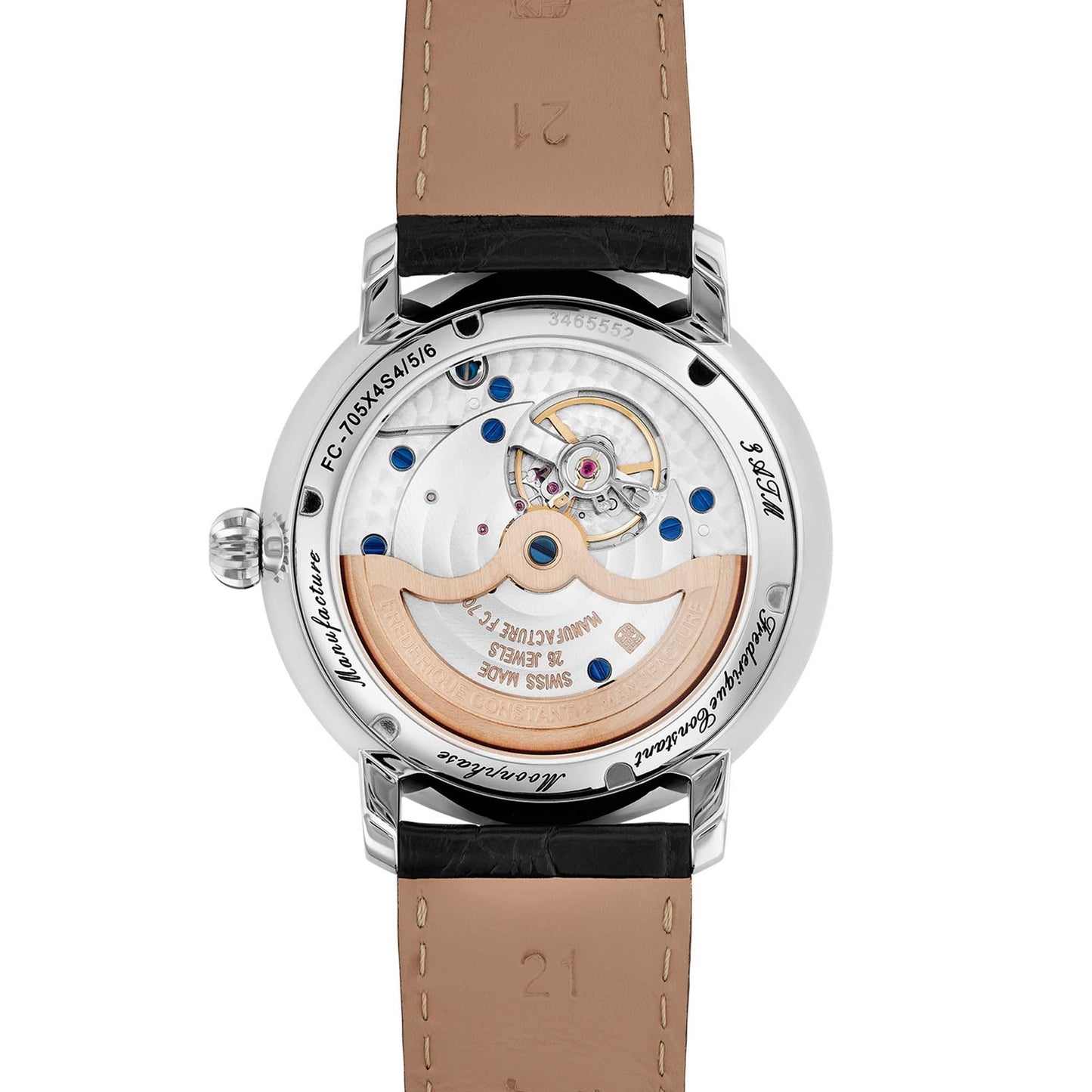 Manufacture Slimline Moonphase, Leder von Frédérique Constant (FC-705S4S6)