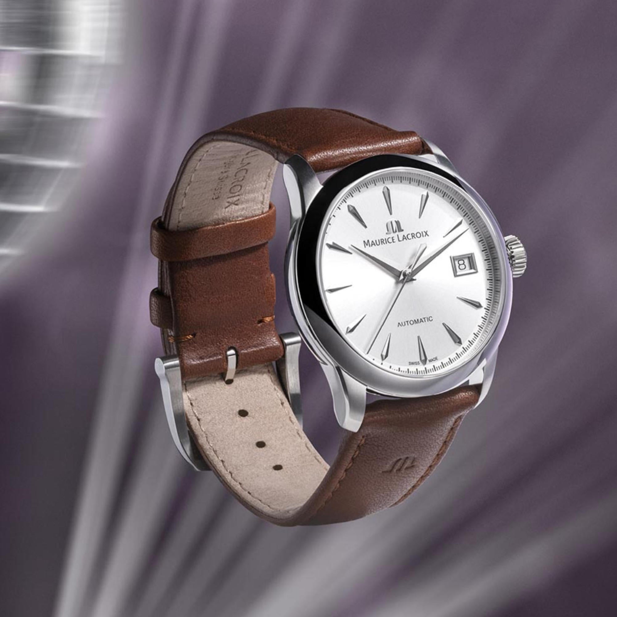 Maurice Lacroix 1975 Automatic 36 mm (756007-SS001-130-3) aus Silber