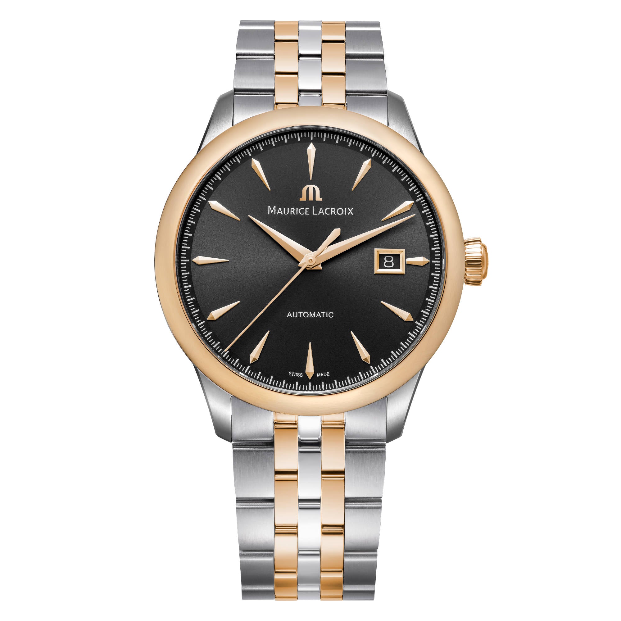 Maurice Lacroix 1975 Automatic Duotone 40mm (756008-PVP12-330-1) aus Roségold, Edelstahl