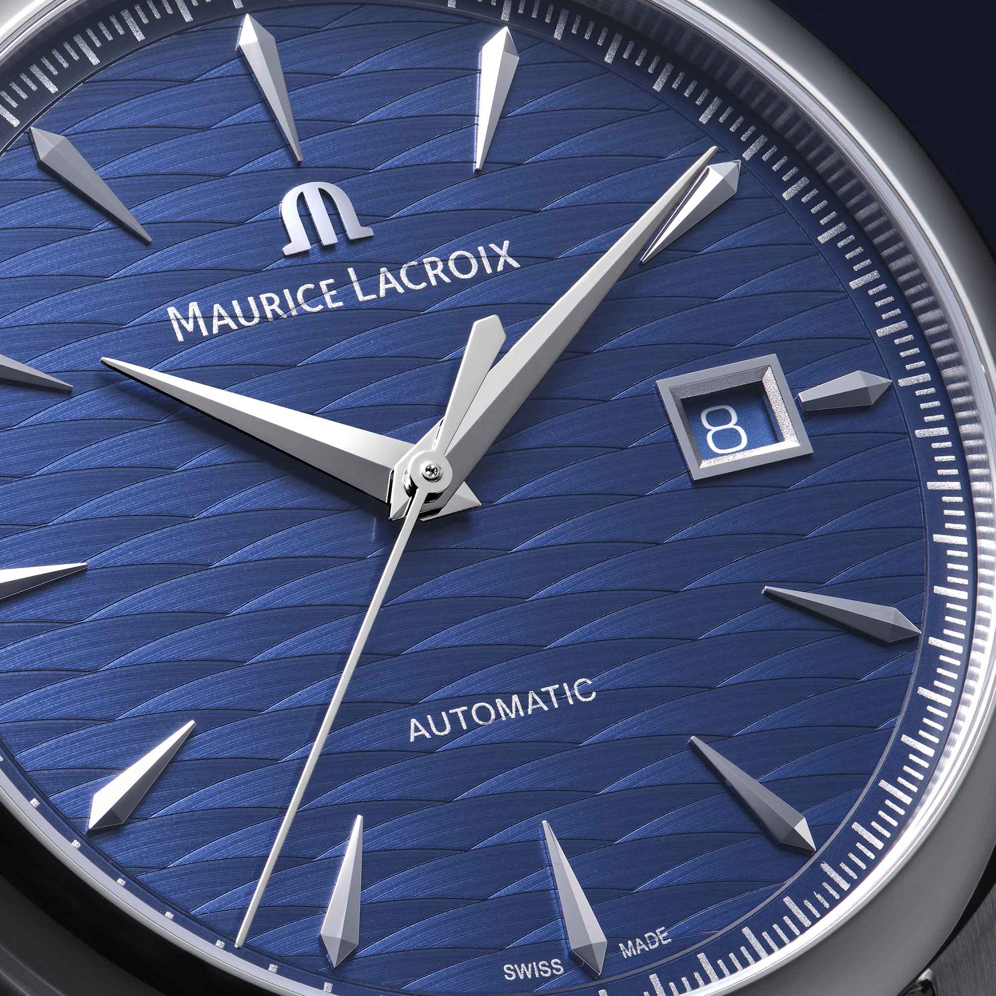 Maurice Lacroix 1975 Automatic Vagues du Jura (756108-SS001-430-4) aus Edelstahl