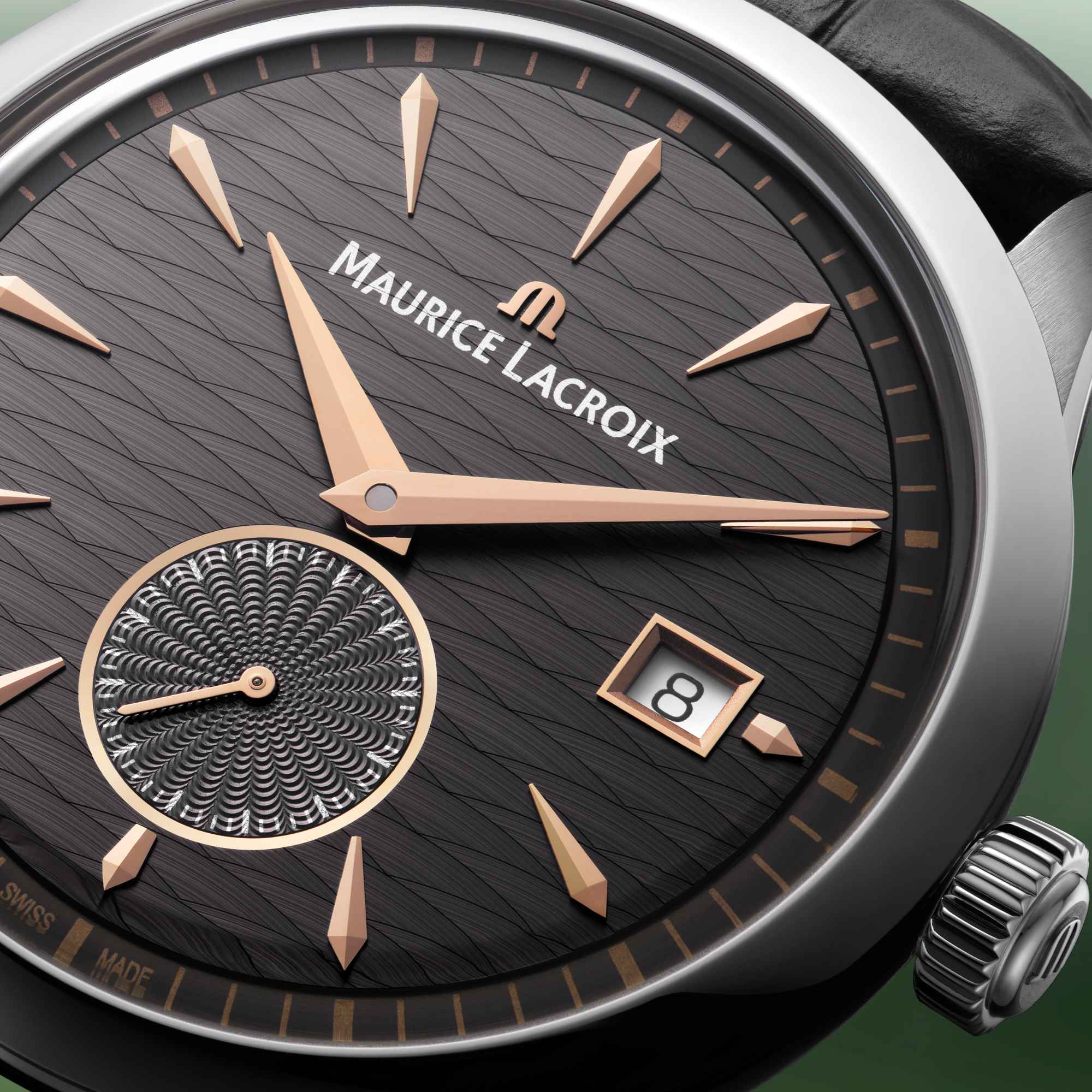 Maurice Lacroix 1975 Legacy (756207-SS001-330-2) aus Edelstahl