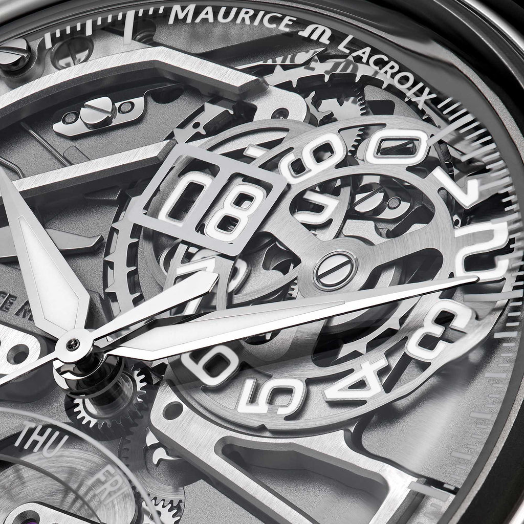 Maurice Lacroix 1975 Master Grand Date Retrograde (758008-SS001-090-2) aus Edelstahl