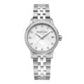 Maurice Lacroix 1975 Quartz 33mm (751006-SD502-170-1) aus Edelstahl mit Diamant und Perlmutt