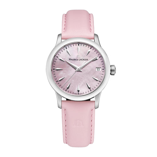 Maurice Lacroix 1975 Quartz 33mm (751006-SS001-560-6) aus Edelstahl mit Perlmutt
