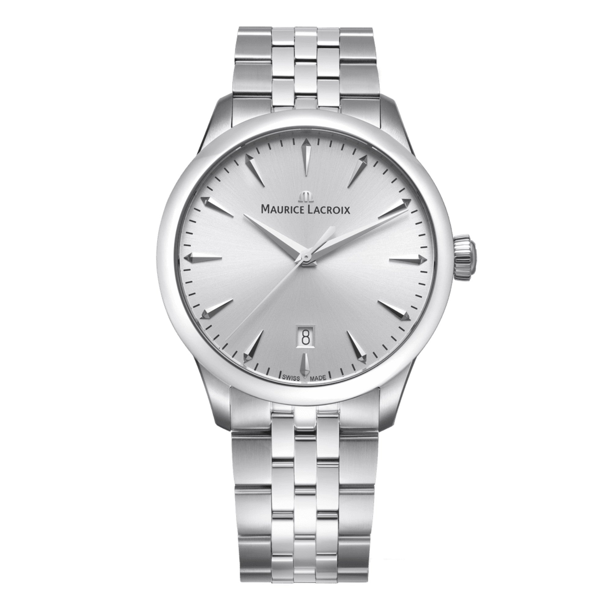 Maurice Lacroix 1975 Quartz 39 mm (751007-SS002-130-1) aus Silber