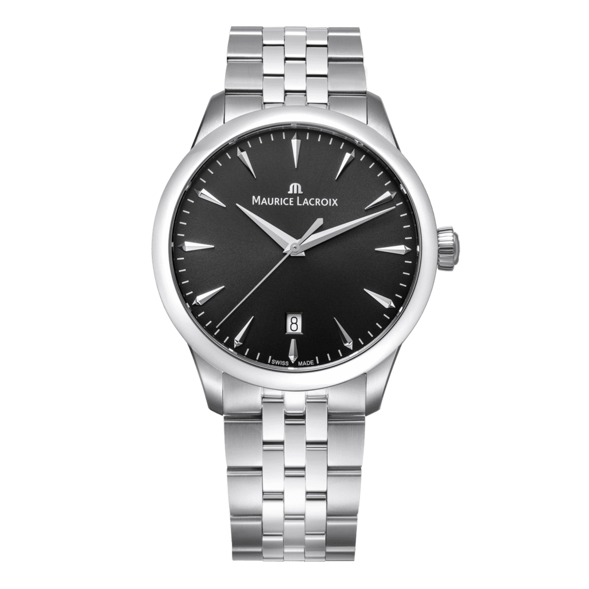 Maurice Lacroix 1975 Quartz 39 mm (751007-SS002-330-1) aus Edelstahl