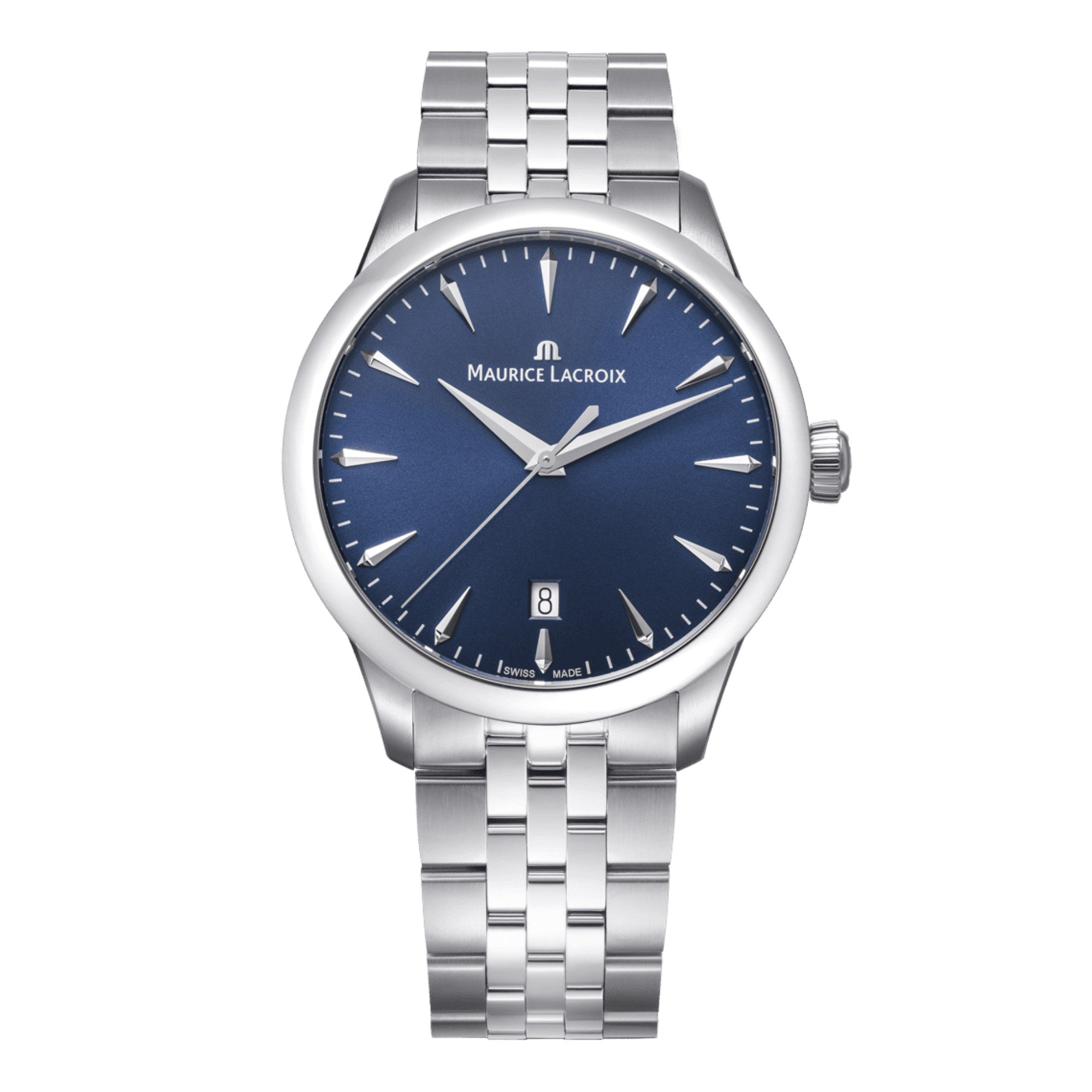 Maurice Lacroix 1975 Quartz 39 mm (751007-SS002-430-1) aus Edelstahl