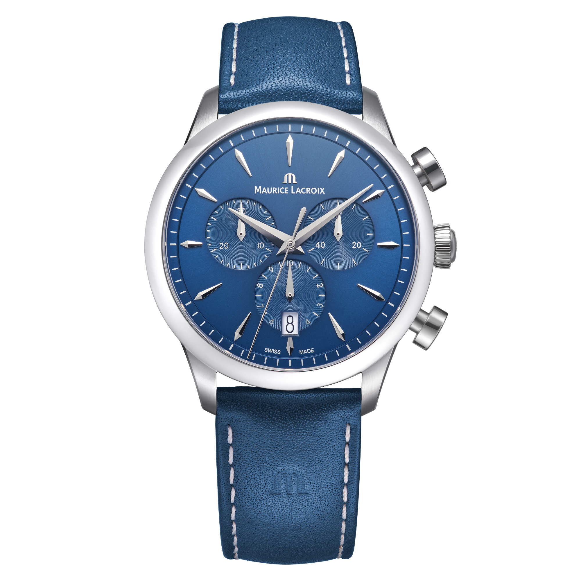 Maurice Lacroix 1975 Quartz Chronograph 40mm (751038-SS001-430-4) aus Edelstahl