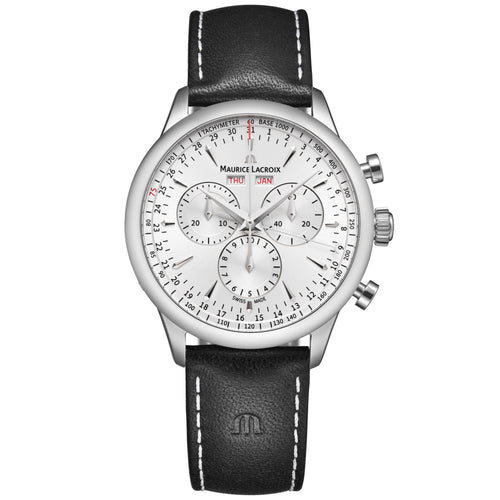 Maurice Lacroix 1975 Quartz Chronograph Day Date Limited Edition (751138-SS001-130-2) aus Silber