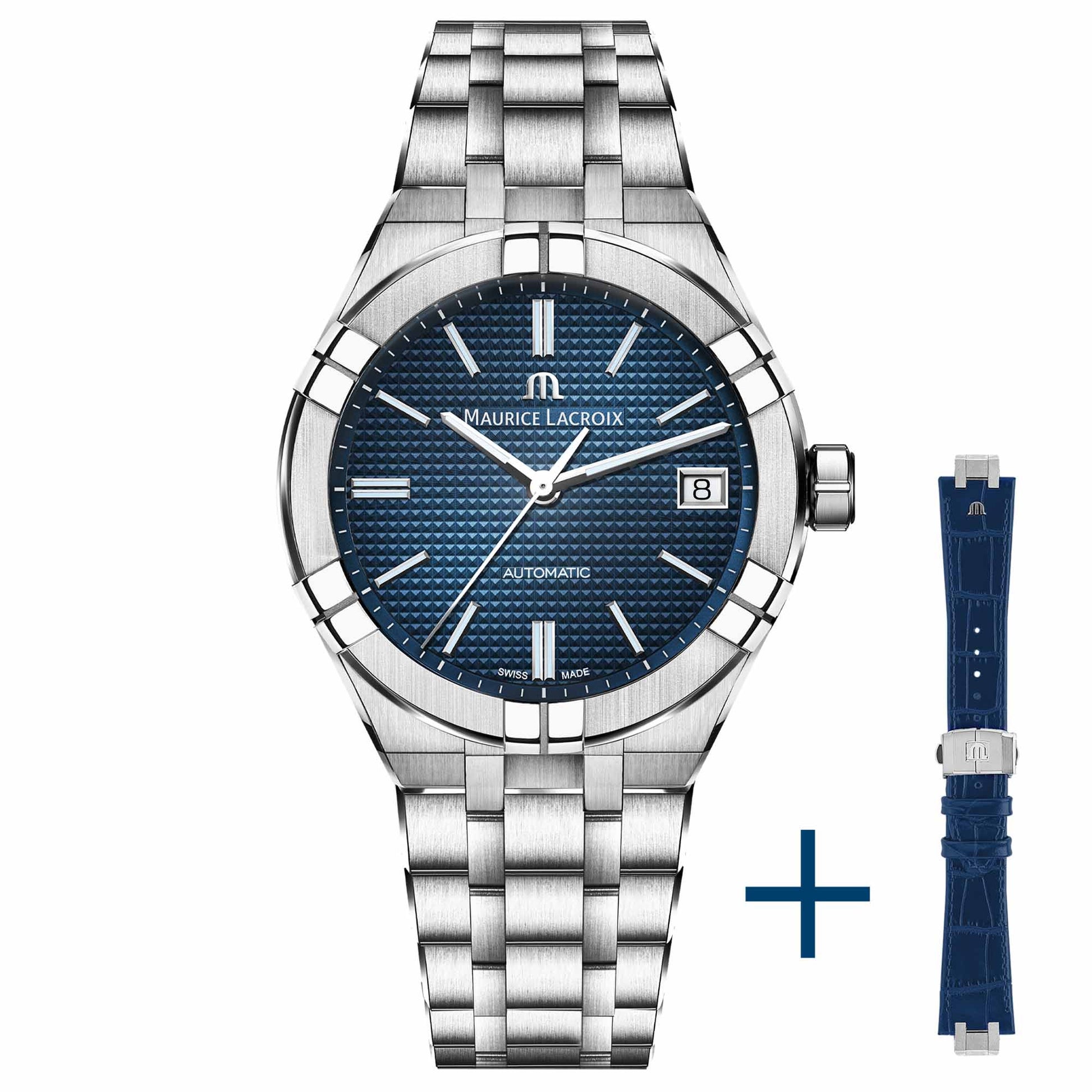 Maurice Lacroix Aikon Automatic 39 mm (AI6007-SS002-430-2) aus Edelstahl