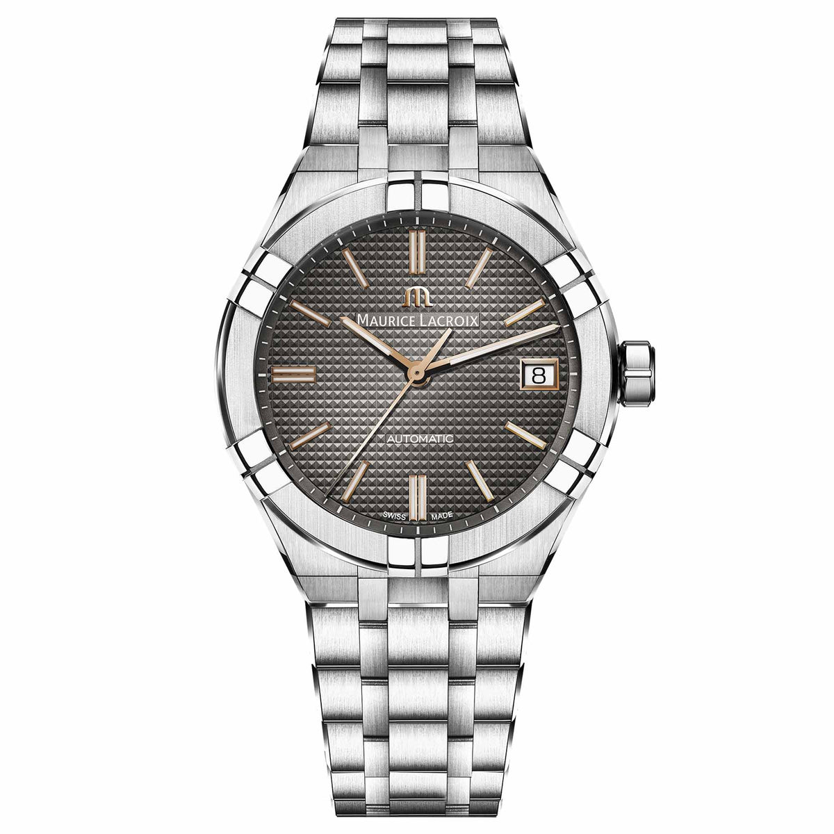 Maurice Lacroix Aikon Automatic Date 39mm (AI6007-SS002-331-1) aus Edelstahl