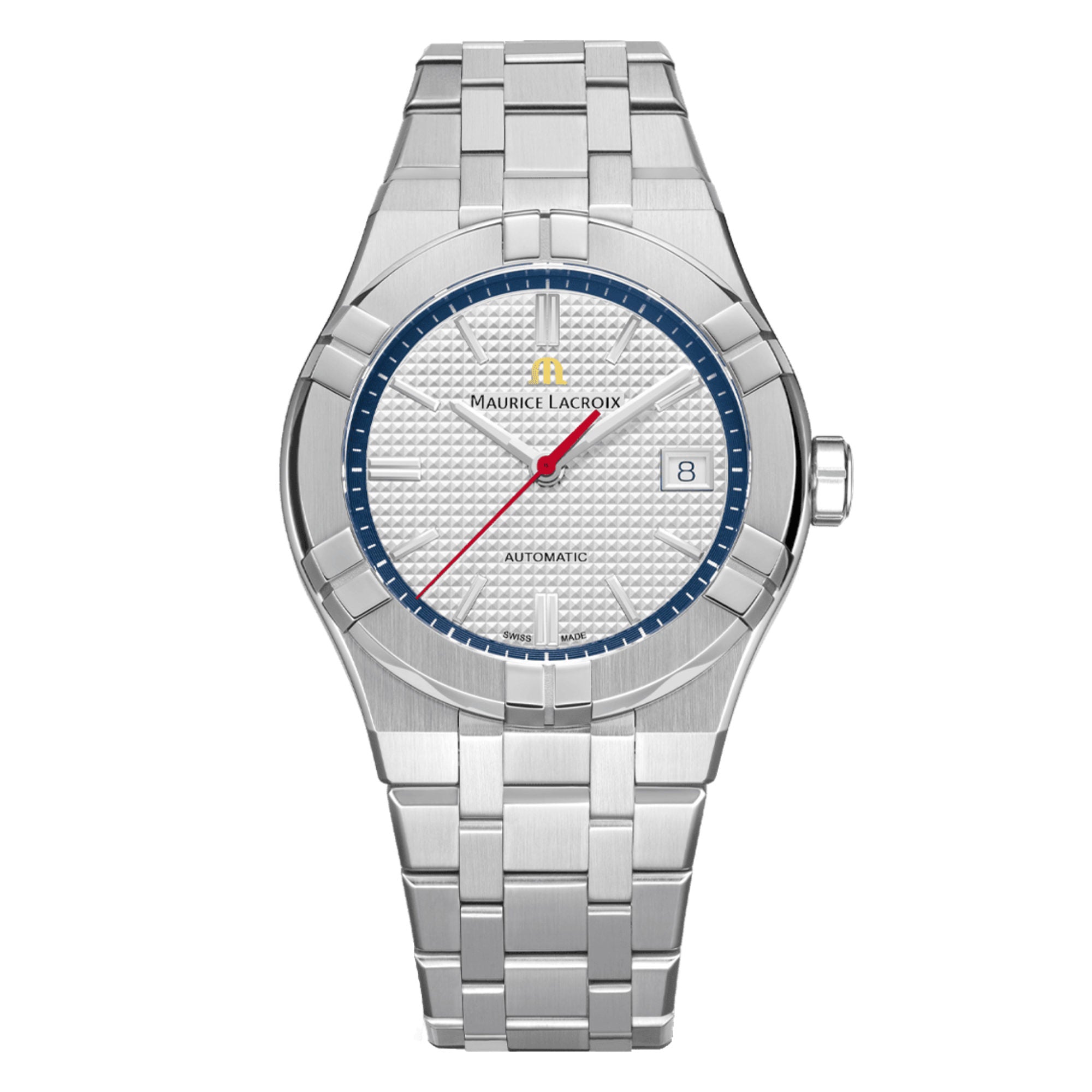 Maurice Lacroix Aikon Automatic 39mm Pond Review Edition (AI6007-SS00F-130-A) aus Silber