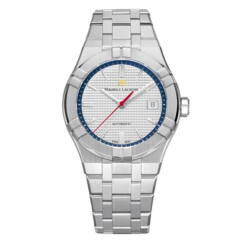 Maurice Lacroix Aikon Automatic Pond Review Edition 39mm (AI6007-SS00F-130-A) aus Silber
