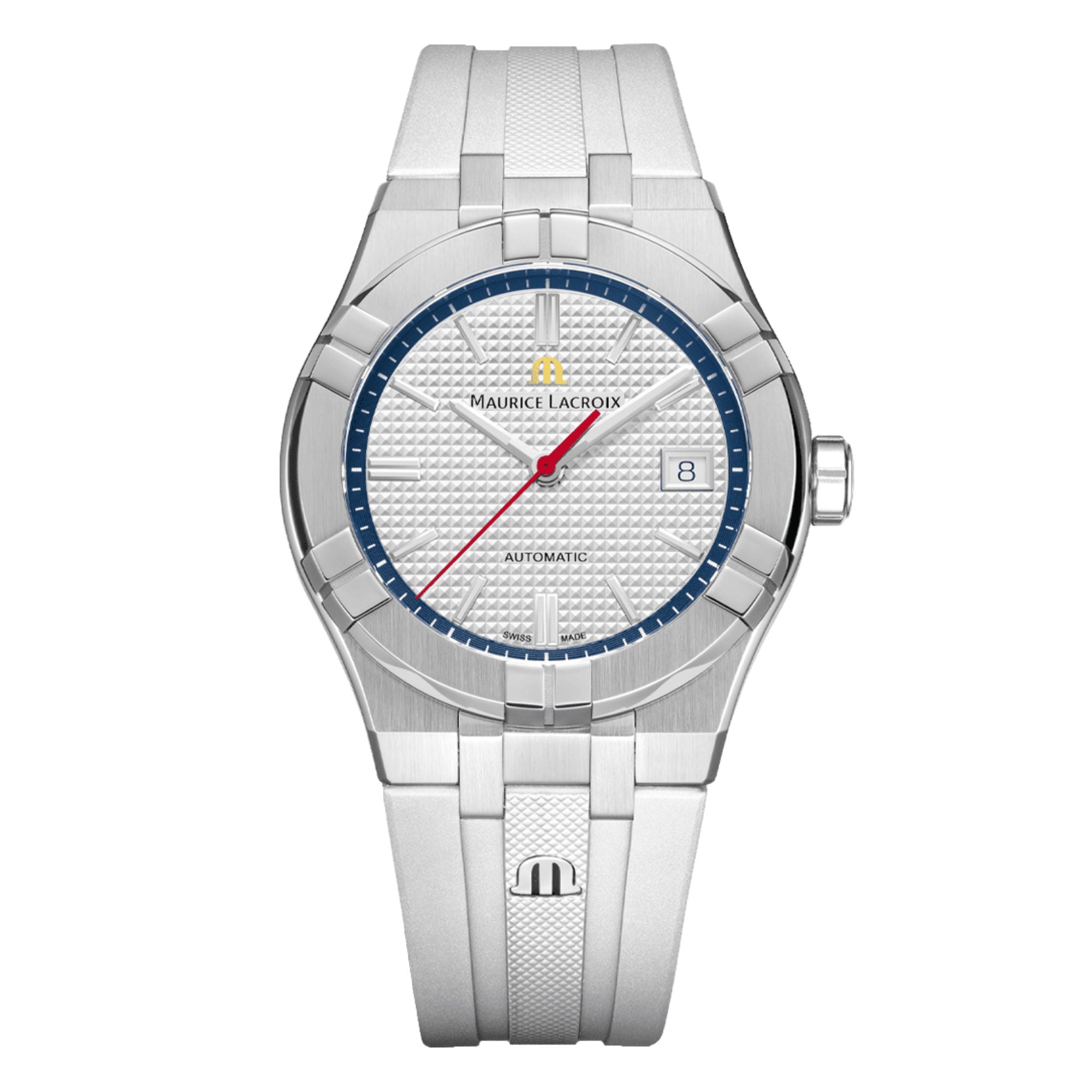 Maurice Lacroix Aikon Automatic 39mm Pond Review Edition (AI6007-SS00F-130-A) aus Silber