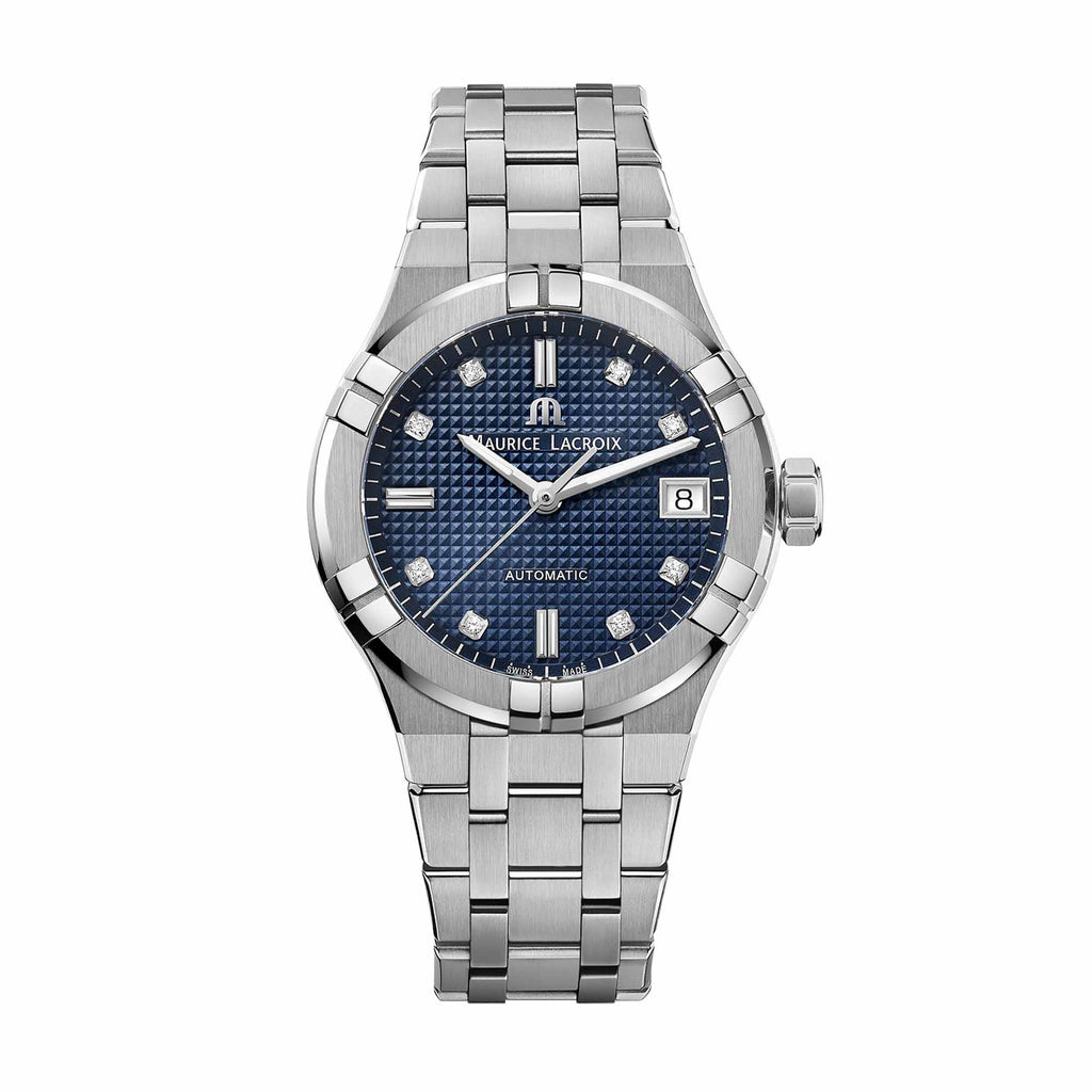 Maurice Lacroix Aikon Automatic (AI6006-SS002-450-1) aus Edelstahl mit Diamant
