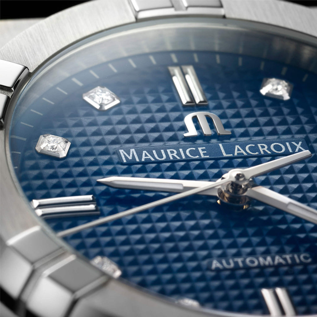 Maurice Lacroix Aikon Automatic (AI6006-SS002-450-1) aus Edelstahl mit Diamant