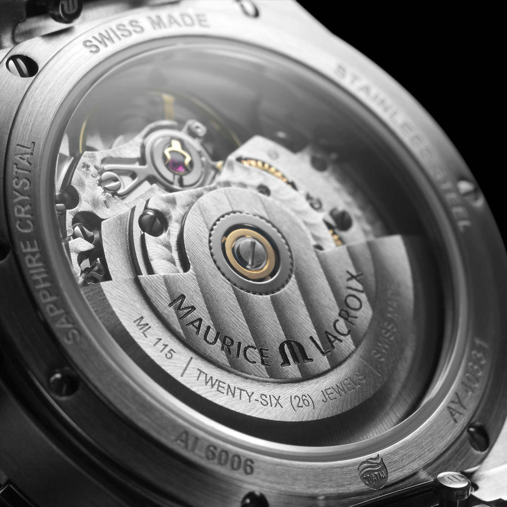 Maurice Lacroix Aikon Automatic (AI6006-SS002-450-1) aus Edelstahl mit Diamant