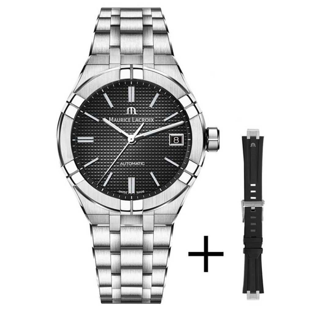 Maurice Lacroix Aikon Automatic Date 39mm (AI6007-SS00F-330-A) aus Edelstahl