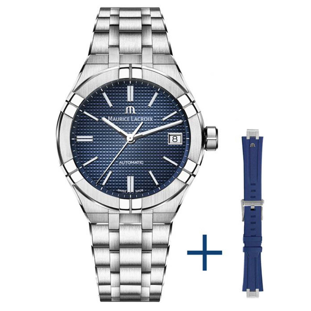Maurice Lacroix Aikon Automatic Date 39mm (AI6007-SS00F-430-C) aus Edelstahl