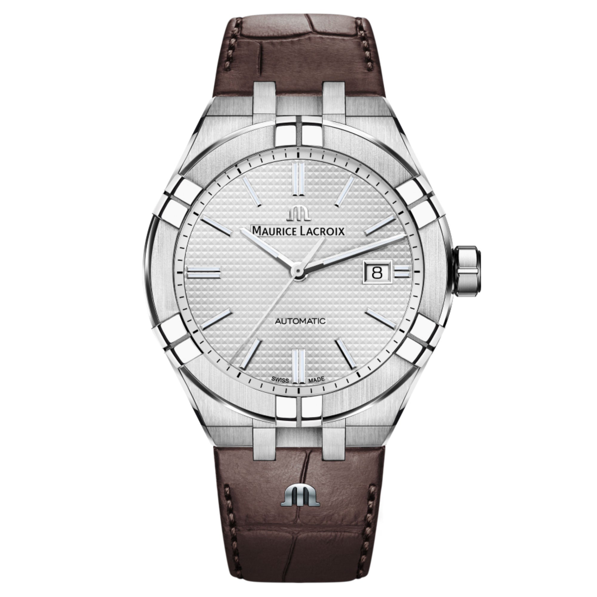 Maurice Lacroix Aikon Automatic Date 42mm (AI6008-SS001-130-1) aus Silber