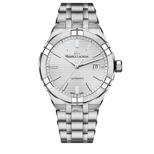 Maurice Lacroix Aikon Automatic Date 42mm (AI6008-SS002-130-1) aus Silber