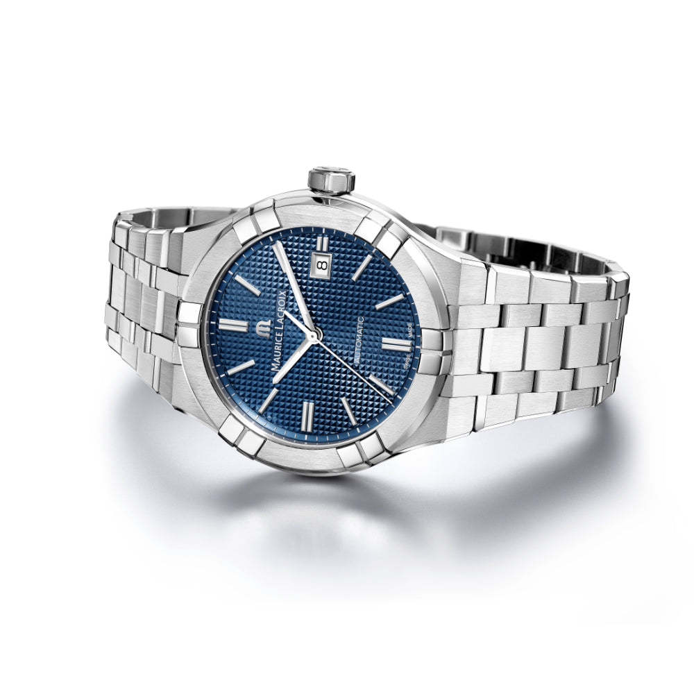 Maurice Lacroix Aikon Automatic Date 42mm (AI6008-SS002-430-1) aus Edelstahl