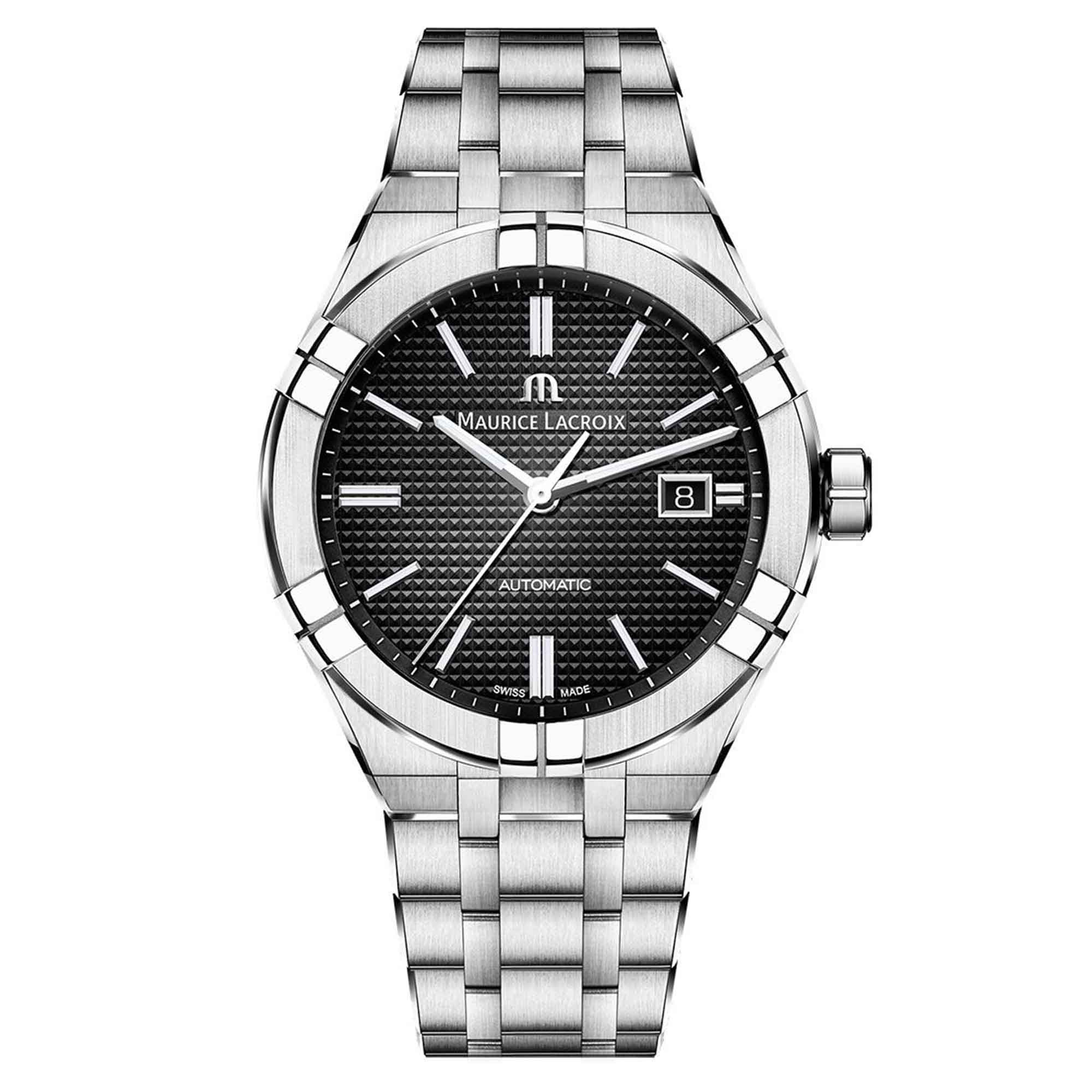 Maurice Lacroix Aikon Automatic Date 42mm (AI6008-SS00F-330-A) aus Edelstahl