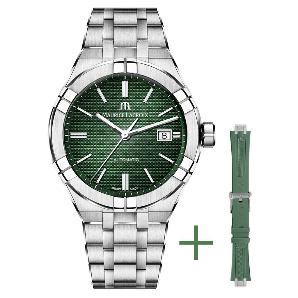 Maurice Lacroix Aikon Automatic Date 42mm (AI6008-SS00F-630-D) aus Edelstahl