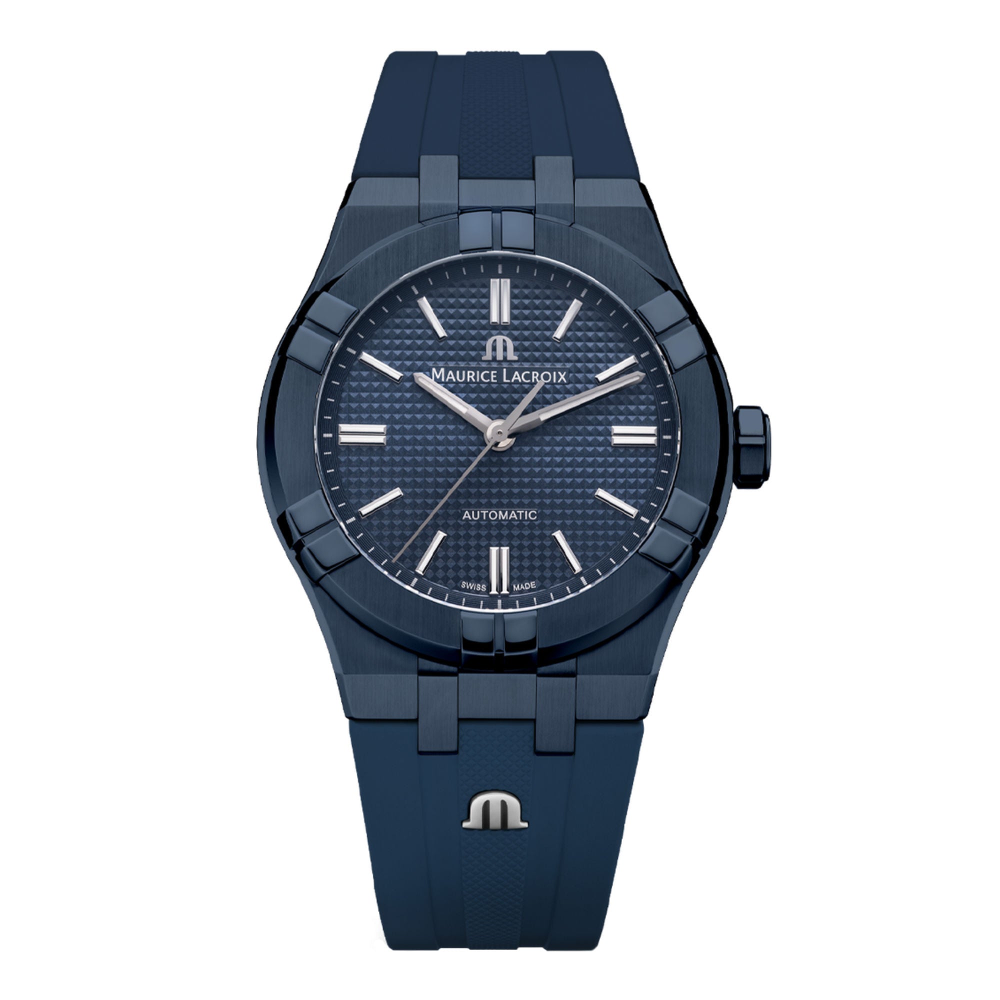 Maurice Lacroix Aikon Automatic Blue PVD Limited Edition 39mm (AI6007-PVC00-430-4) aus Edelstahl