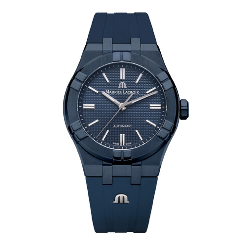 Maurice Lacroix Aikon Automatic Blue PVD Limited Edition 39mm (AI6007-PVC00-430-4) aus Edelstahl