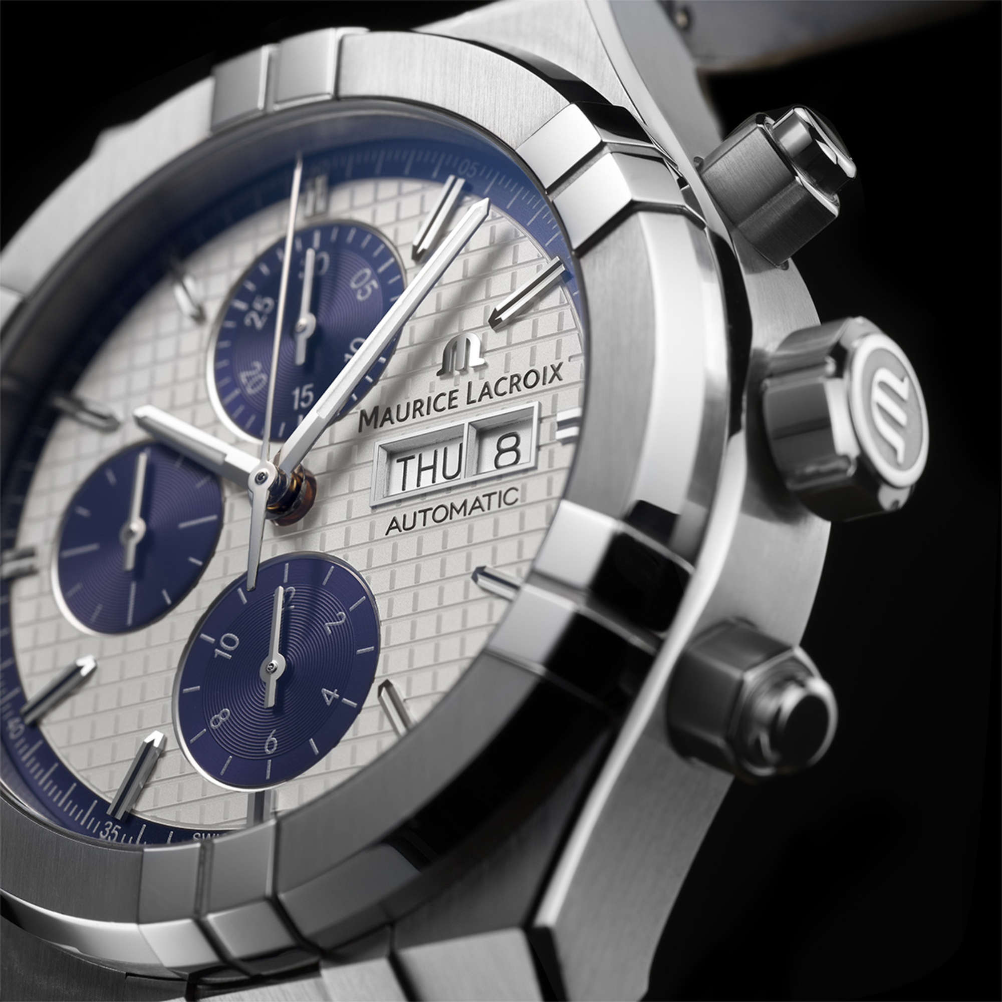 Maurice Lacroix Aikon Automatic Chronograph (AI6038-SS001-131-1) aus Silber