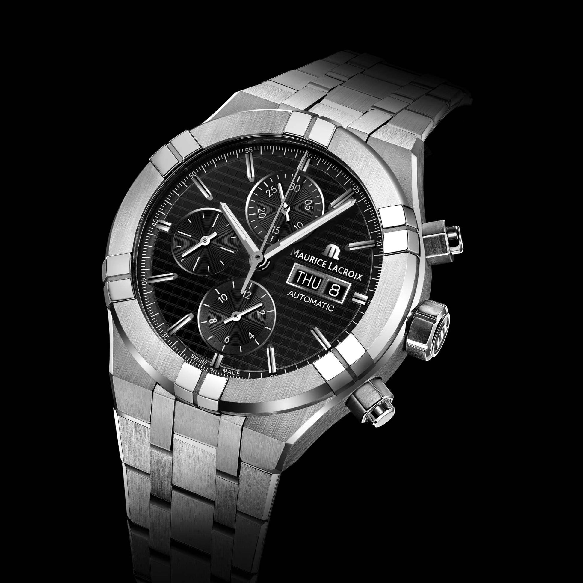 Aikon Automatic Chronograph, Edelstahl von Maurice Lacroix (AI6038-SS002-330-1)