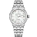 Maurice Lacroix Aikon Automatic Date 39 mm (AI6007-SS002-170-1) aus Edelstahl mit Diamant und Perlmutt