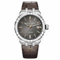 Maurice Lacroix Aikon Automatic Date 42 mm (AI6008-SS001-331-1) aus Leder, Edelstahl