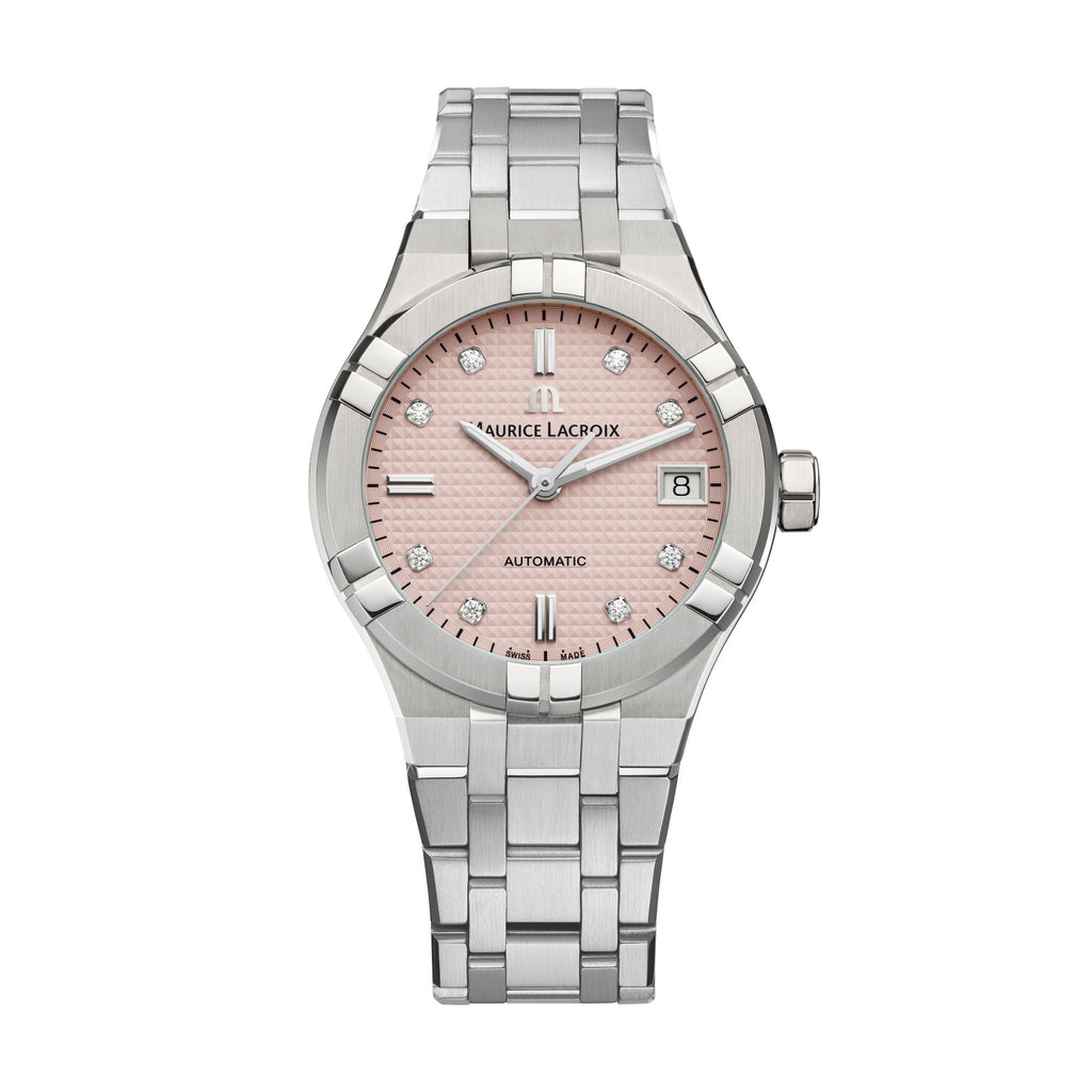 Maurice Lacroix Aikon Automatic Limited Summer Edition 35mm (AI6006-SS00F-550-E) aus Edelstahl mit Diamant