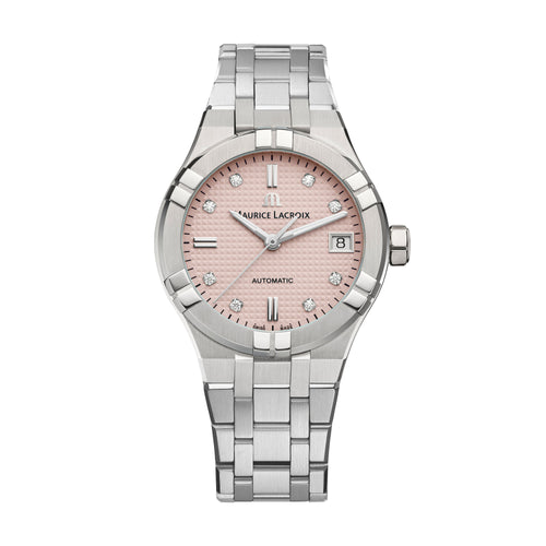 Maurice Lacroix Aikon Automatic Limited Summer Edition 35mm (AI6006-SS00F-550-E) aus Edelstahl mit Diamant
