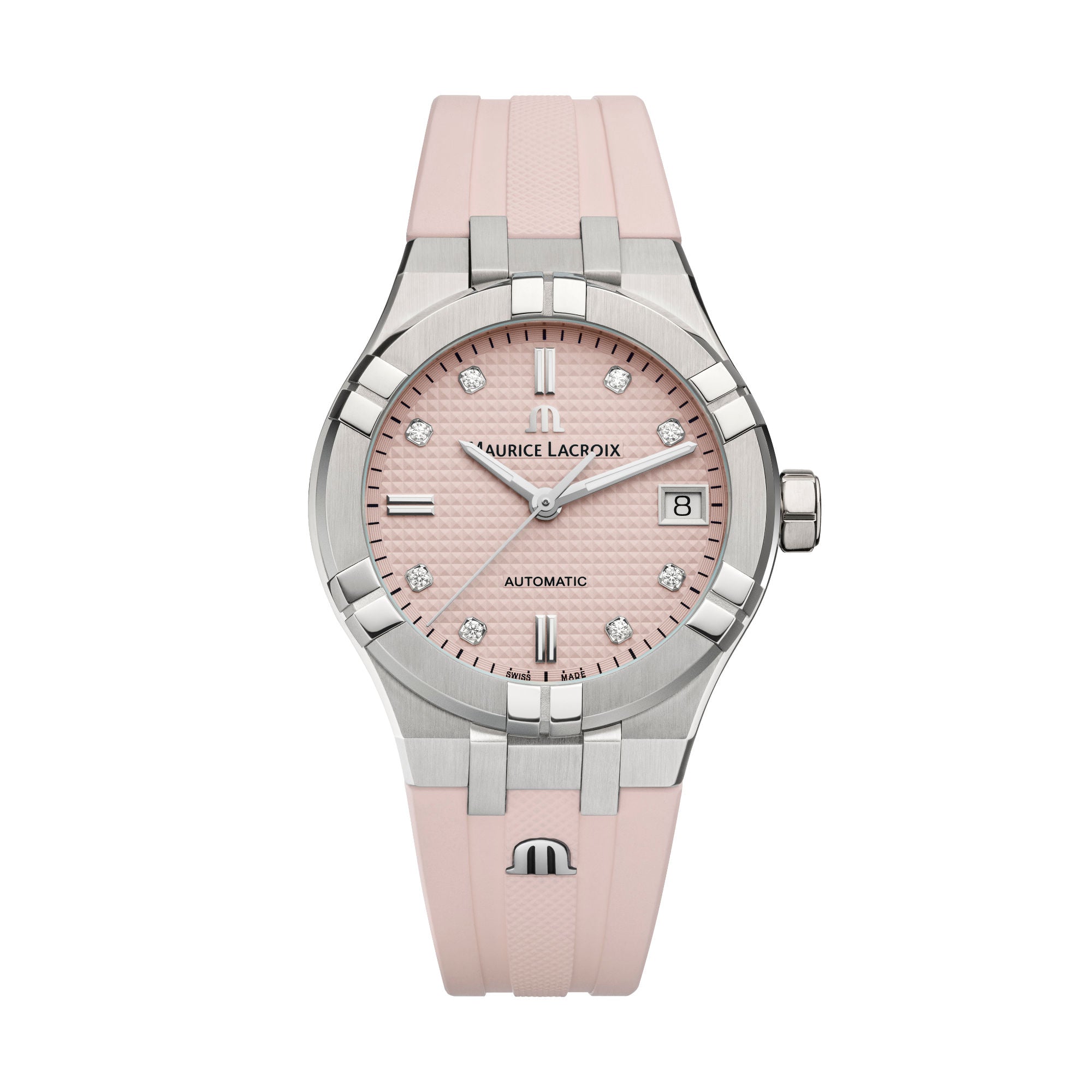 Maurice Lacroix Aikon Automatic Limited Summer Edition 35mm (AI6006-SS00F-550-E) aus Edelstahl mit Diamant