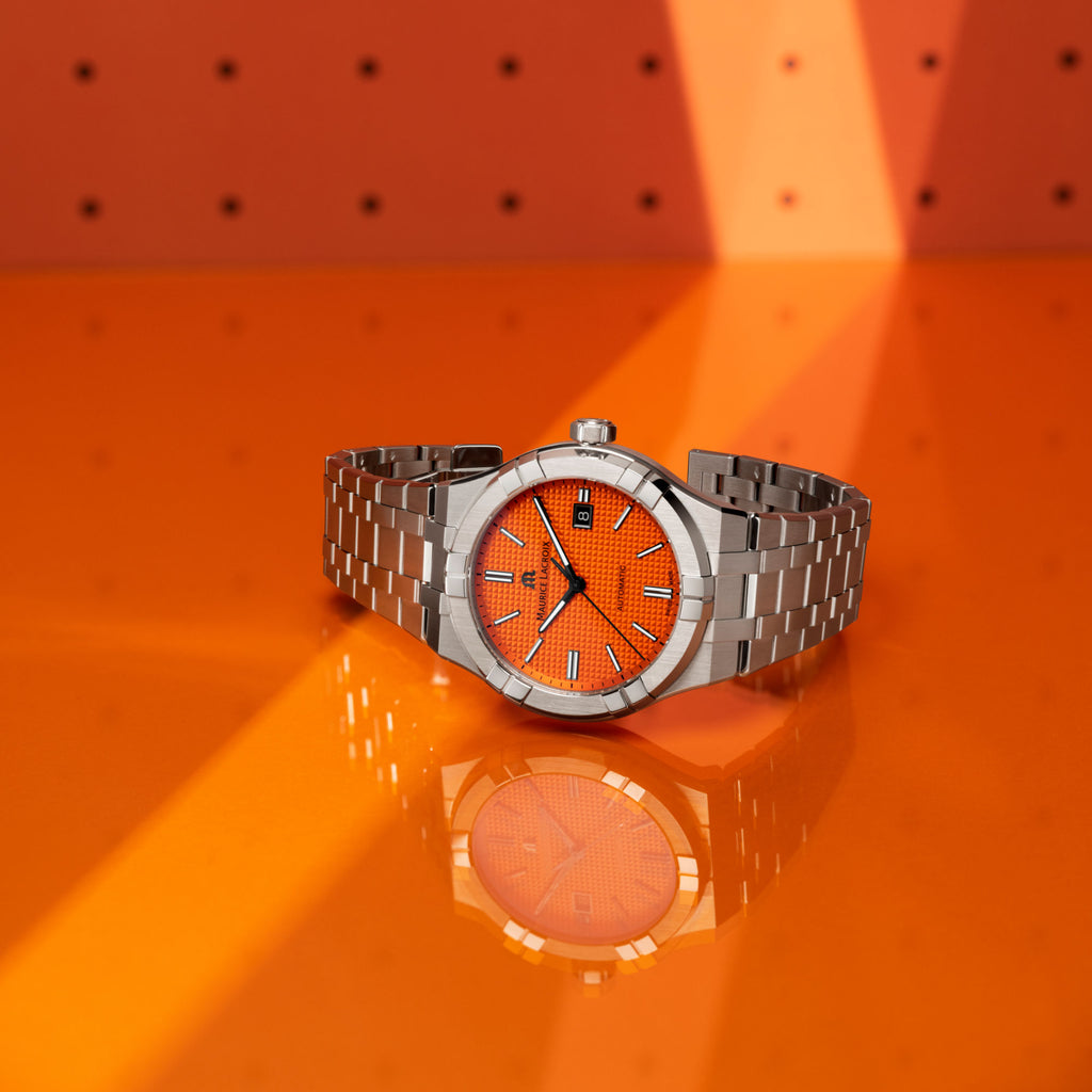 Maurice Lacroix Aikon Automatic Limited Summer Edition (AI6008-SS00F-530-E) aus Edelstahl