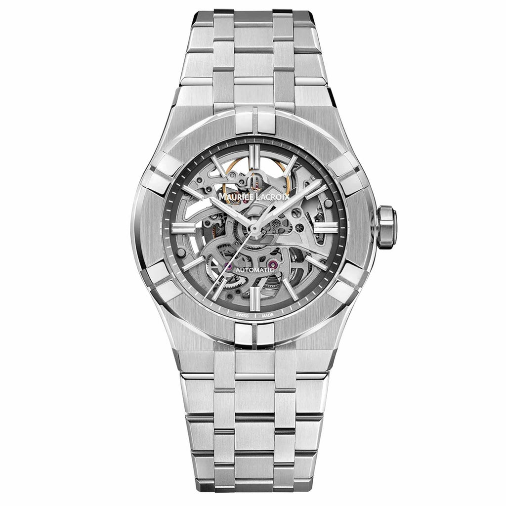 Maurice Lacroix Aikon Automatic Skeleton (AI6007-SS002-030-1) aus Edelstahl