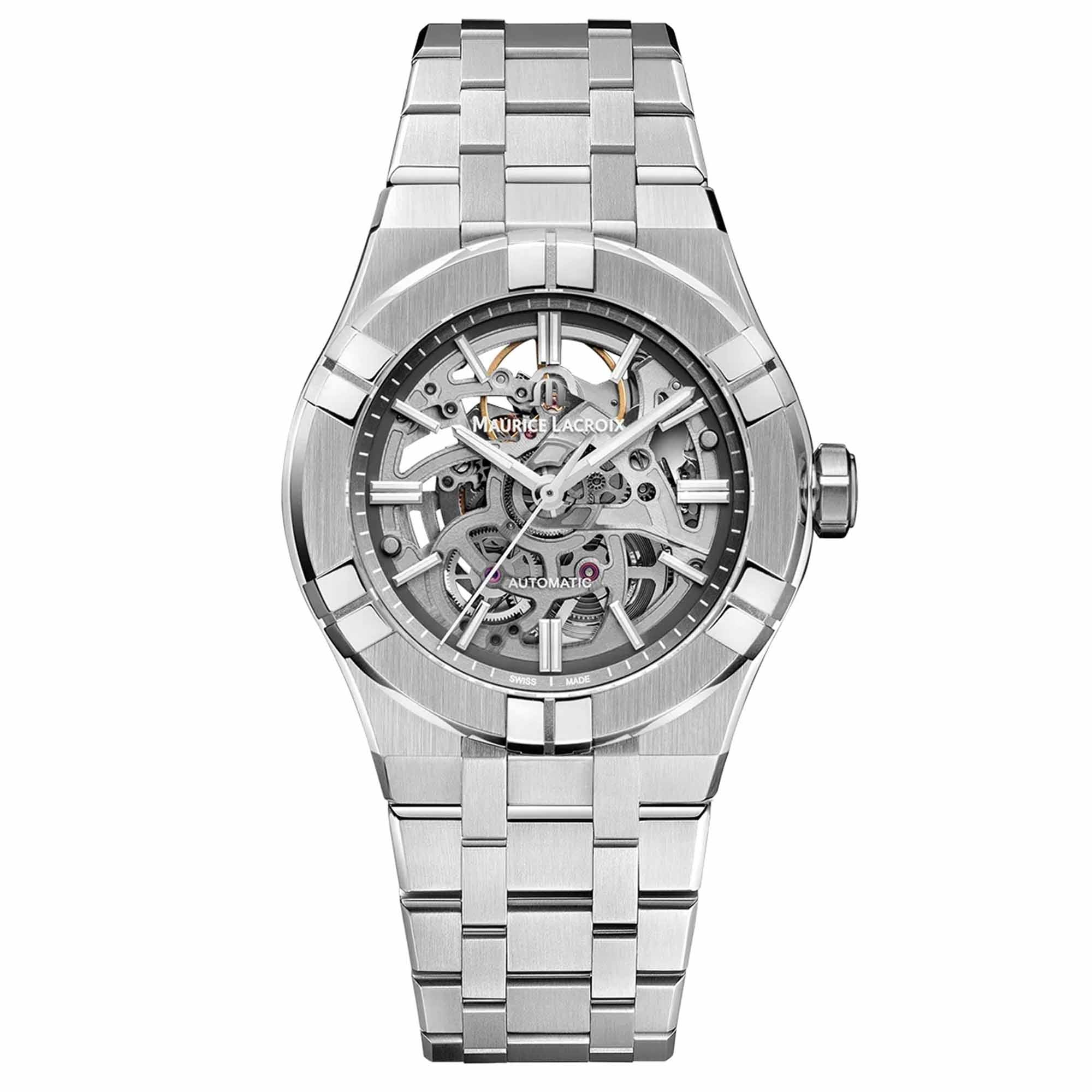Maurice Lacroix Aikon Automatic Skeleton (AI6007-SS002-030-1) aus Edelstahl
