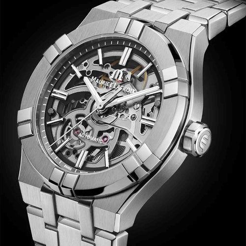 Maurice Lacroix Aikon Automatic Skeleton (AI6007-SS002-030-1) aus Edelstahl