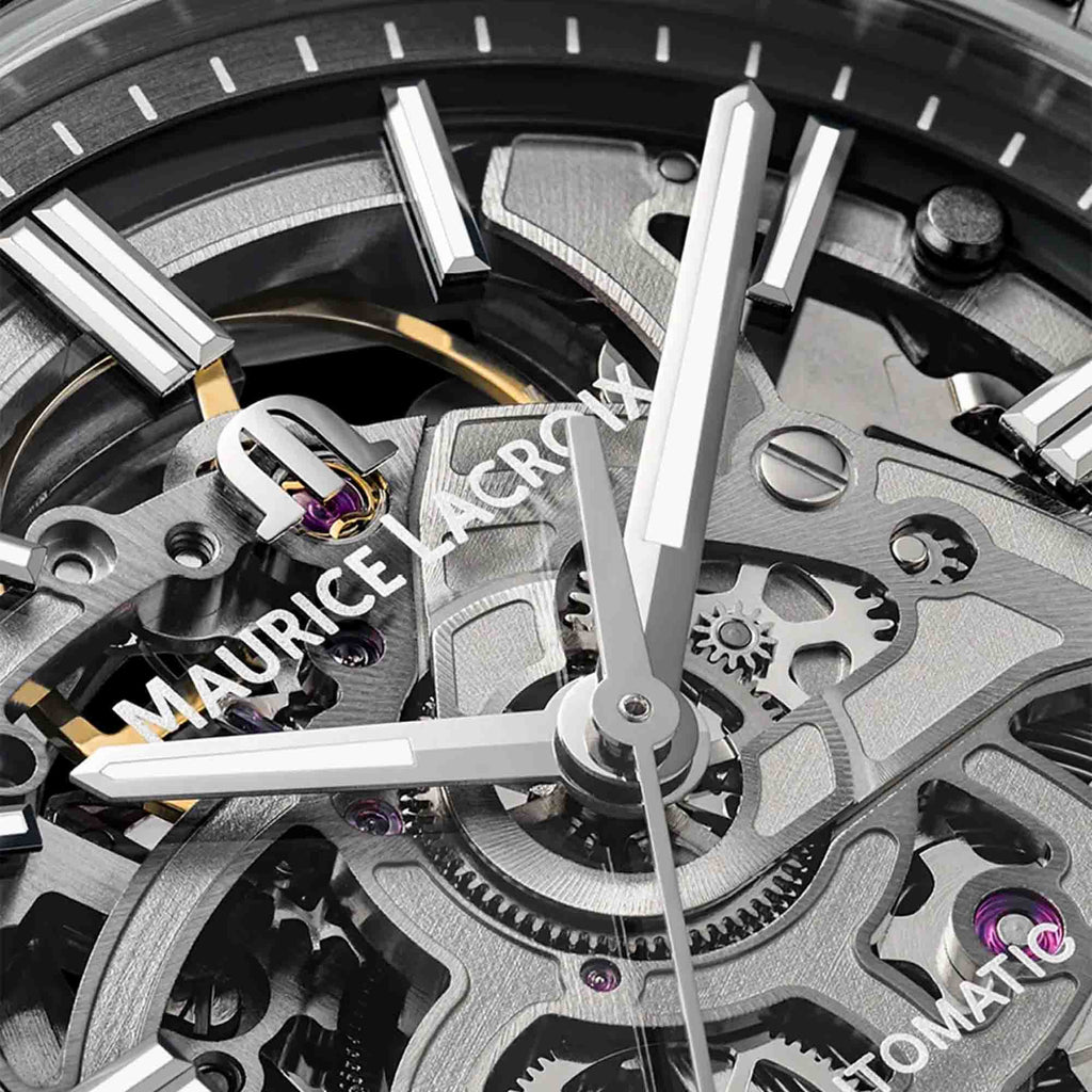 Maurice Lacroix Aikon Automatic Skeleton (AI6007-SS002-030-1) aus Edelstahl