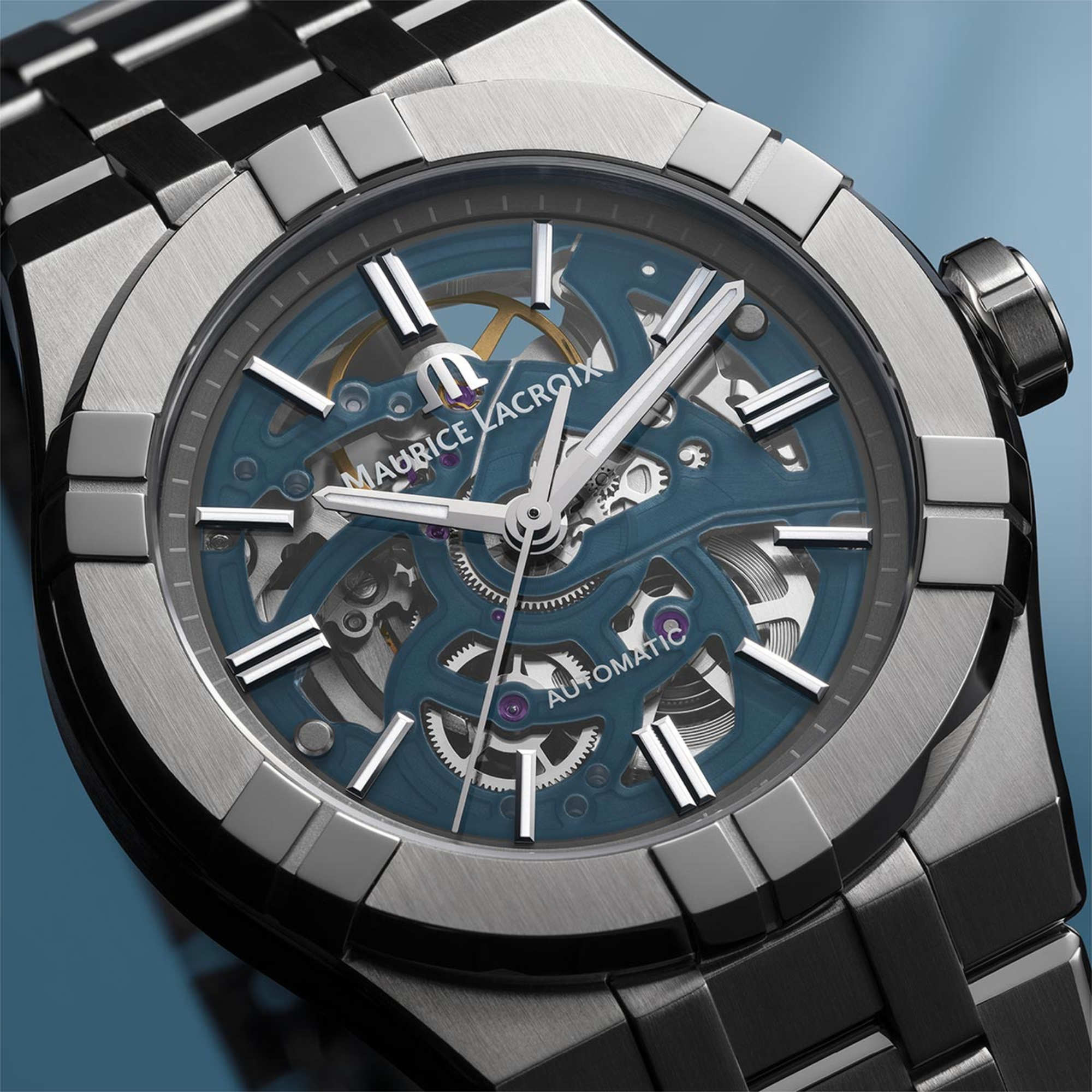 Maurice Lacroix Aikon Automatic Skeleton (AI6007-SS002-031-1) aus Edelstahl