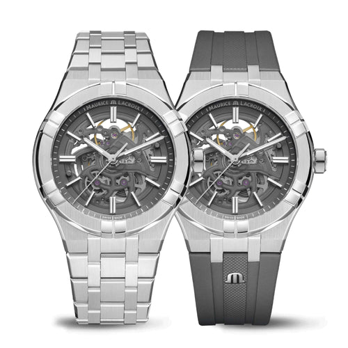 Maurice Lacroix Aikon Automatic Skeleton (AI6008-SS00F-030-A) aus Edelstahl