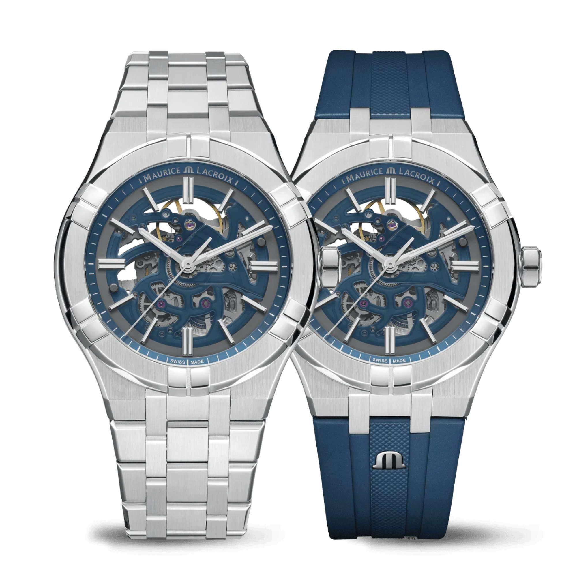 Maurice Lacroix Aikon Automatic Skeleton (AI6008-SS00F-031-C) aus Edelstahl