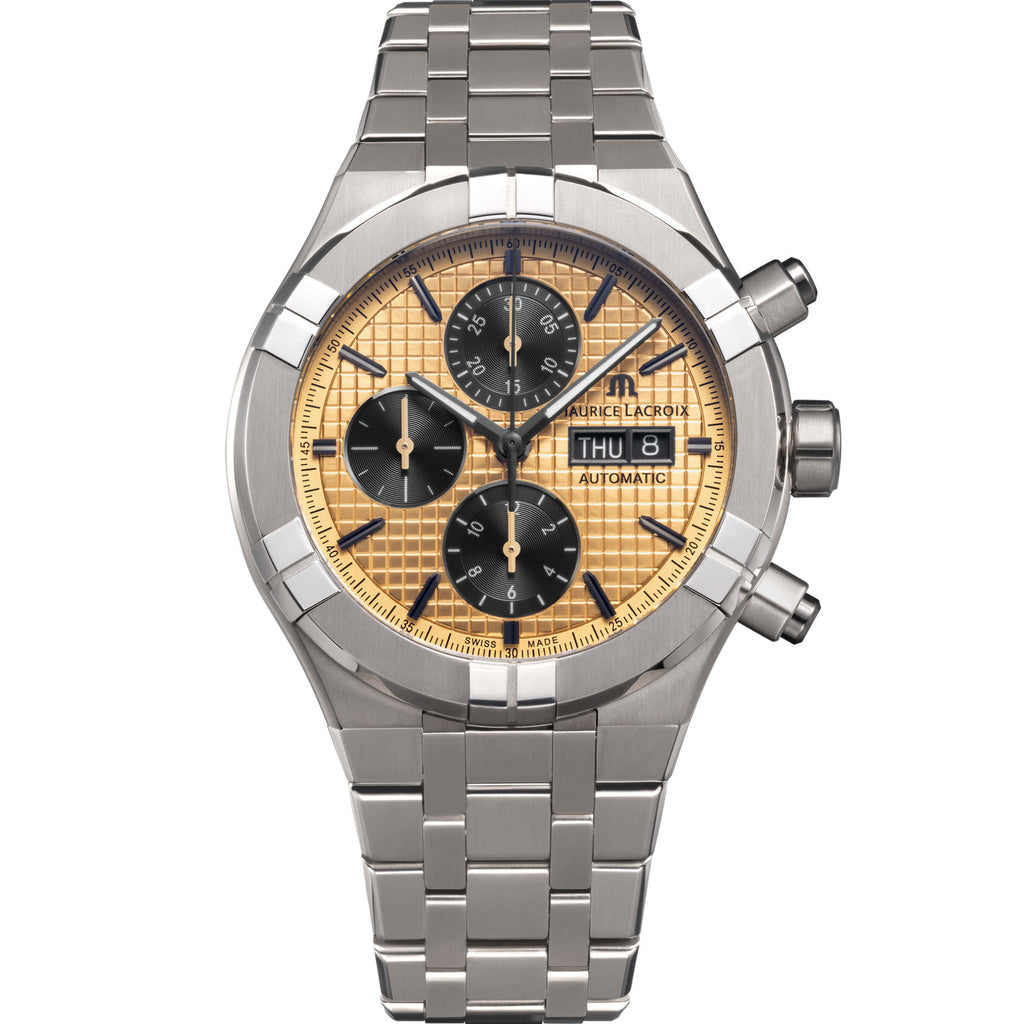 Maurice Lacroix Aikon Automatic Titanium Chronograph (AI6038-TT032-530-1) aus Titan