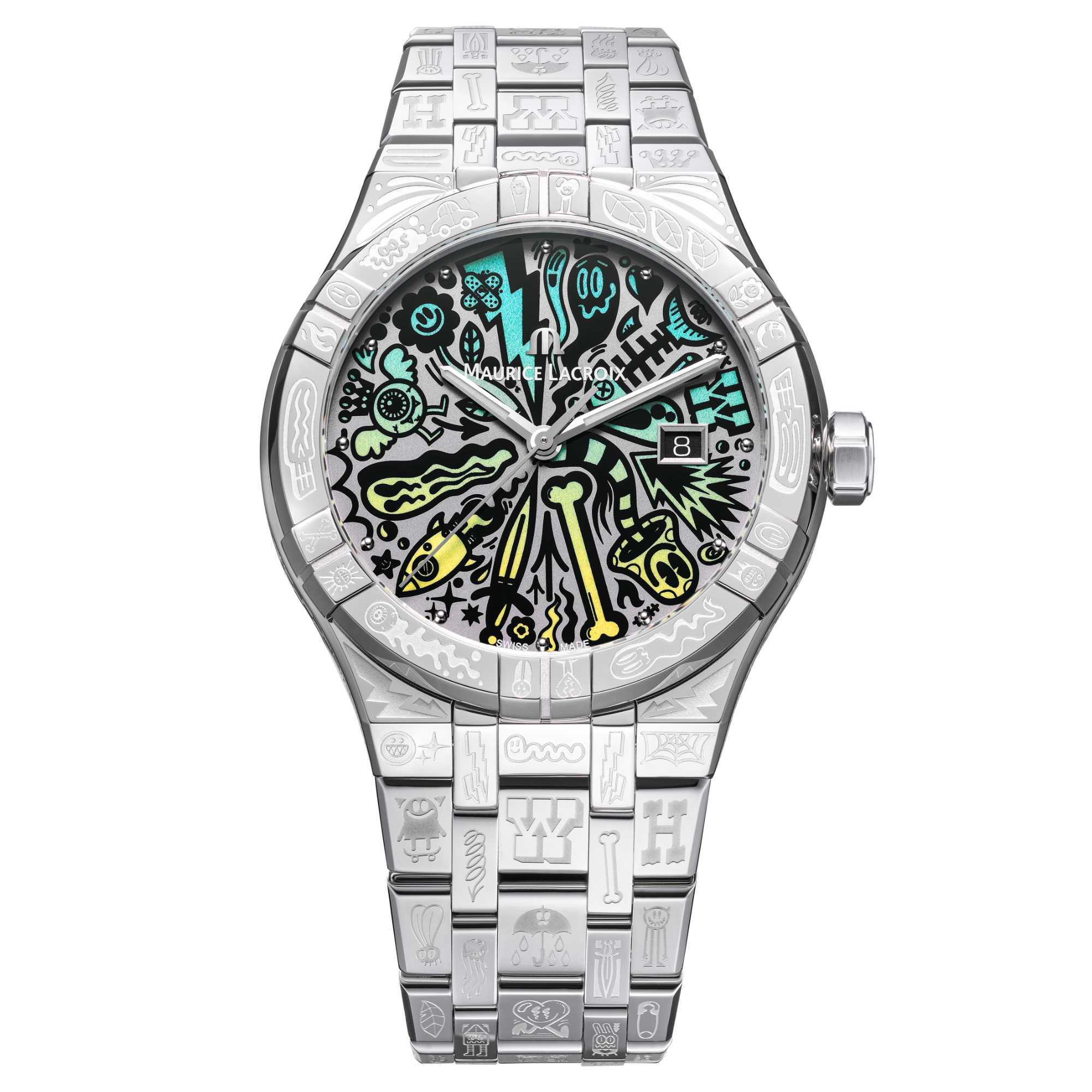 Maurice Lacroix Aikon Automatic Wotto Limited Edition (AI6008-SS009-090-1) aus Edelstahl